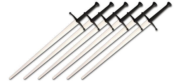 Synthetic Longsword 6-Pack Bundle - White Blade