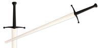 Red Dragon Synthetic Sparring Longsword - White Blade w/ Black Hilt